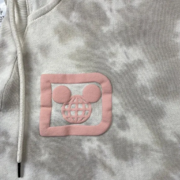 Disney Spotted Pullover Hoodie Sweatshirt Women's XL - Picture 2 of 9